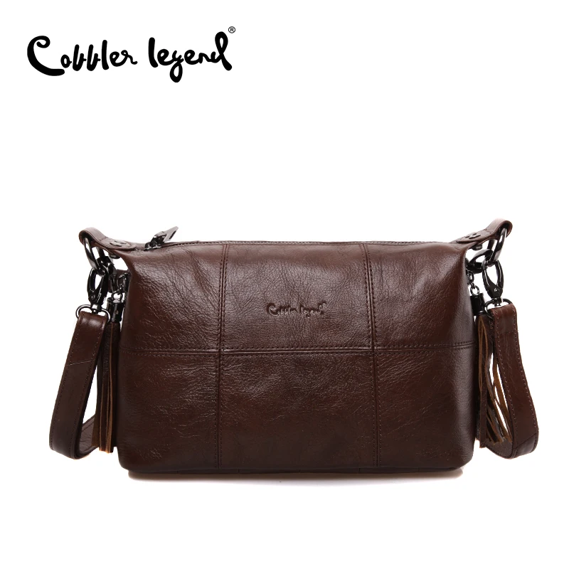 الإسكافي أسطورة الأفاق المرأة حقيبة الإناث السيدات جلد طبيعي شرابة حقيبة الكتف Crossbody أكياس صغيرة حمل حقيبة محفظة