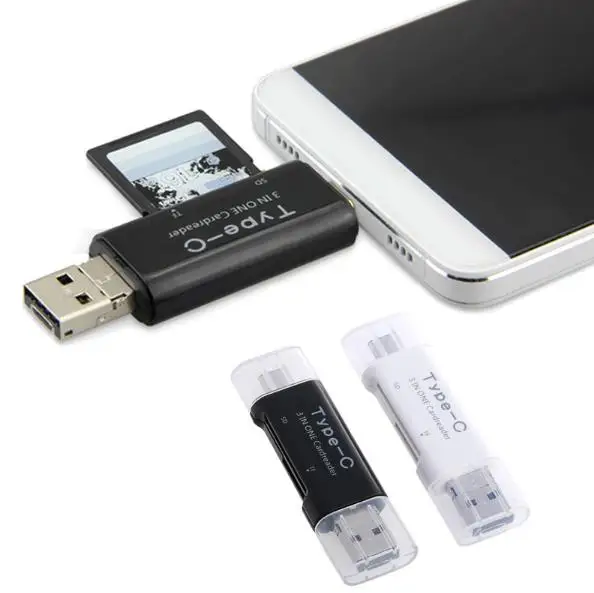 USB 3,1 type C USB-C к Micro SD SDXC TF кард-ридер адаптер для Macbook 12 ''мобильный телефон планшет# D