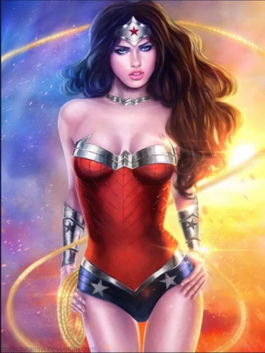 Custom Cartoon Comic Stars 009 Wonder Woman - Sexy Girl Justice League Usa  Hero Posters-75x50cm Print Poster Wall Decor - Wall Stickers - AliExpress