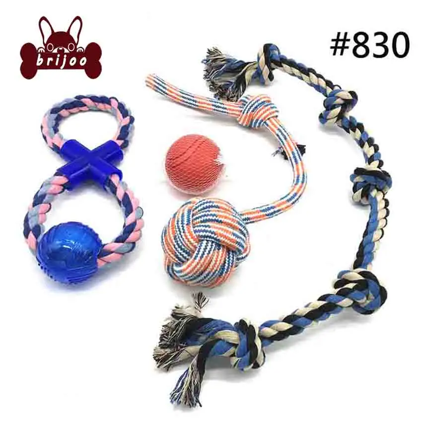Pet Toy Pet toy cotton rope set large dog big dog rope combinationDog
