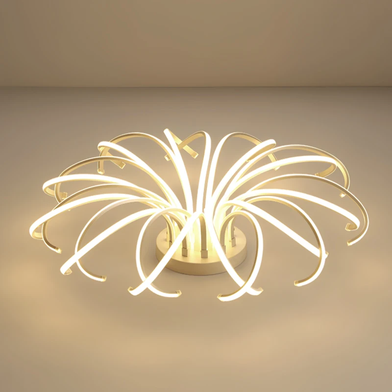 Eusolis lámparas de techo moderno Led aluminio Luces Led Para Casas salón Iluminacion Interior Plafoniere Moderne