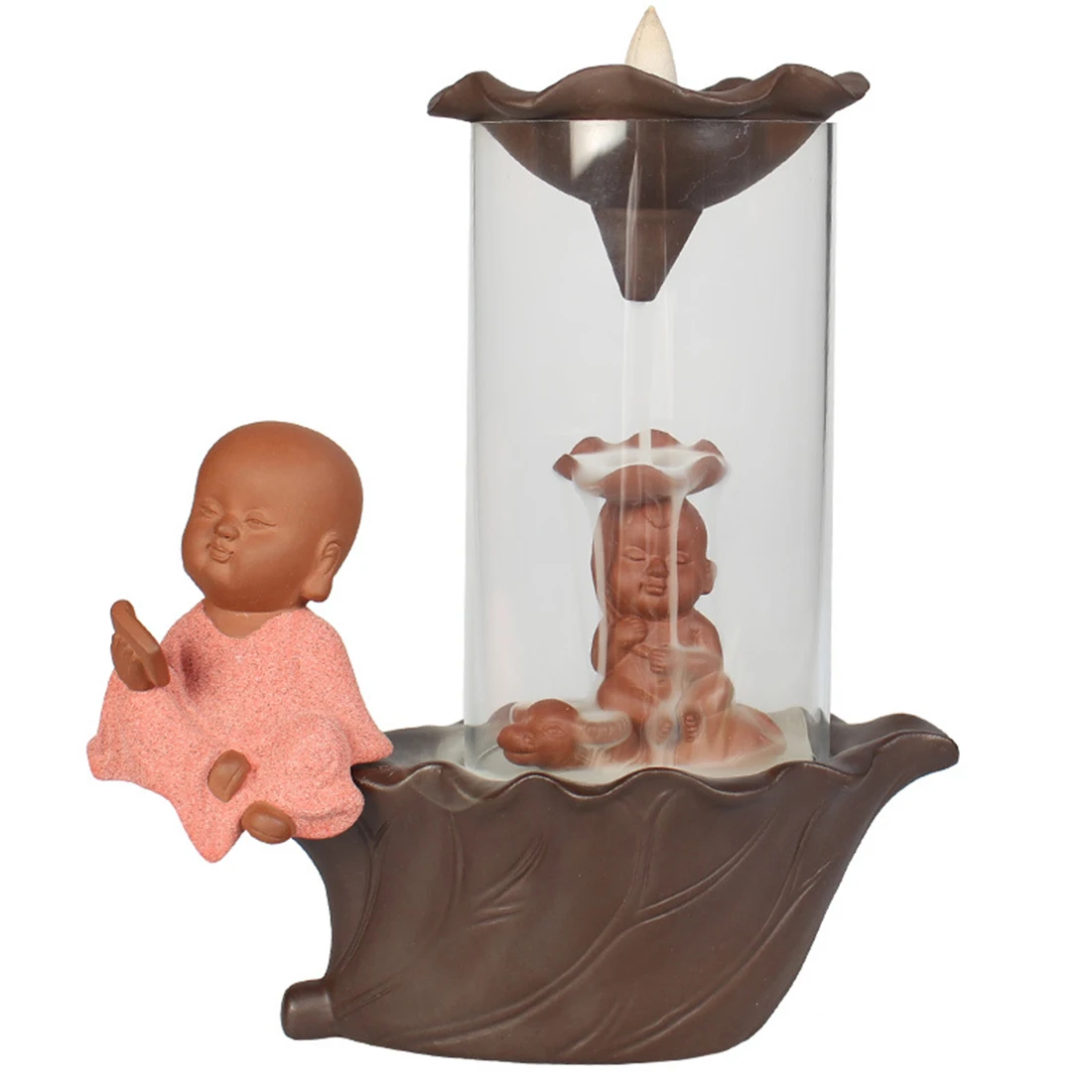 

Backflow Incense Burner The Little Monk Small Buddha Incense Burner Incense Stick Holder Incienso Quemador Home Bouddha Decor