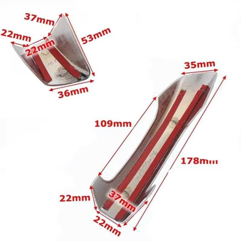 KOWELL cromado espejo de coche fuera de la puerta maneja caso de la cubierta de cromo Kit para Volkswagen VW Passat B6 3C CC 06 -10 piezas exteriores