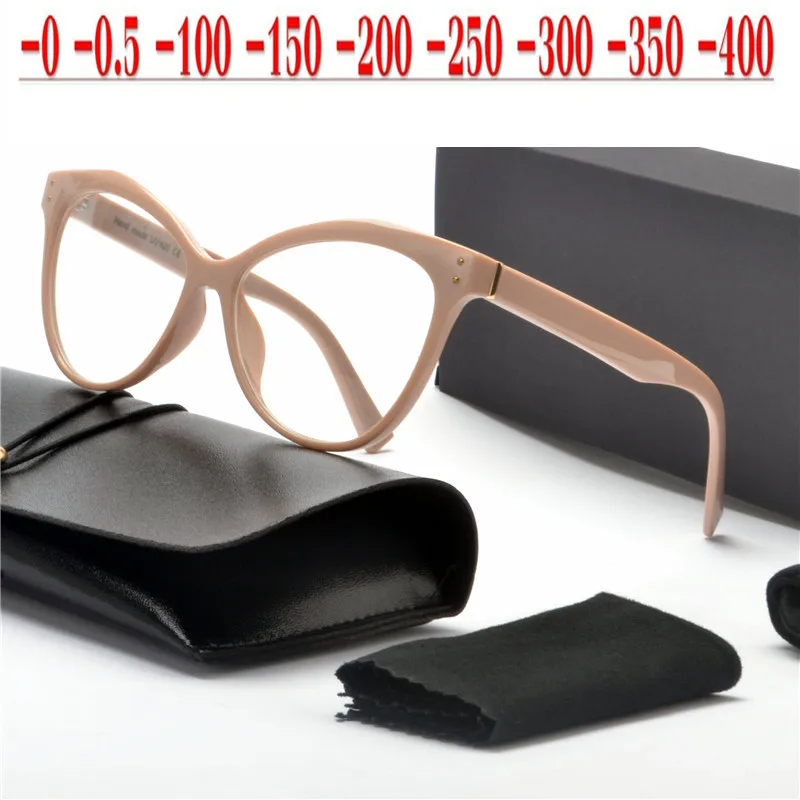 

Transition Sunglasses Photochromic myopia Eyeglasses Finished myopia Glasses for Women Computer Optical Glasses cat Frame NX