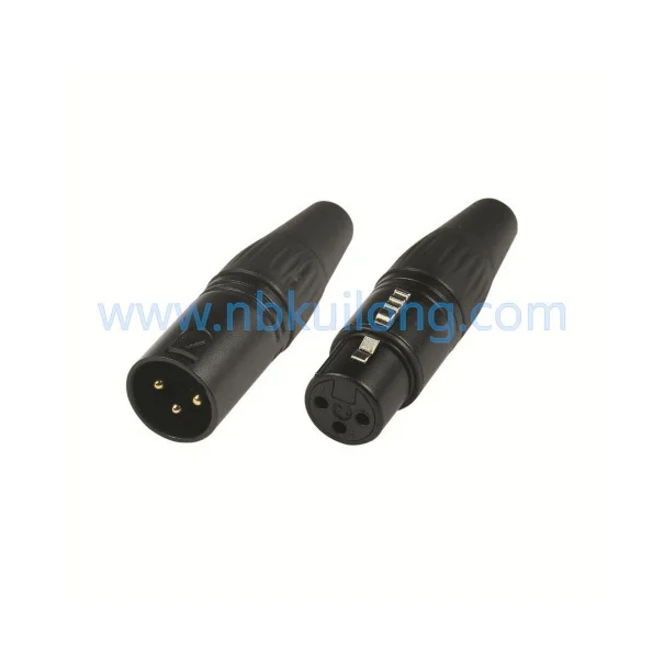 Оптовая продажа 200 шт./лот XLR 3Pin Cannon Connector 100 шт. Male & xlr female MIC Audio connector|male connectors|xlr male