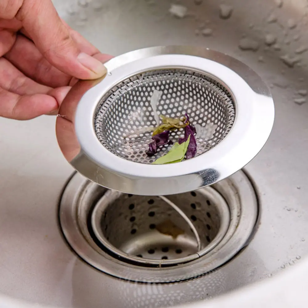 LINSBAYWU Stainless Steel Bathtub Hair Catcher Stopper Shower Drain Hole Filter Trap Metal Sink Strainer New LINSBAYWU Stainless Steel Bathtub Hair Catcher Stopper Shower Drain Hole Filter Trap Metal Sink Strainer New