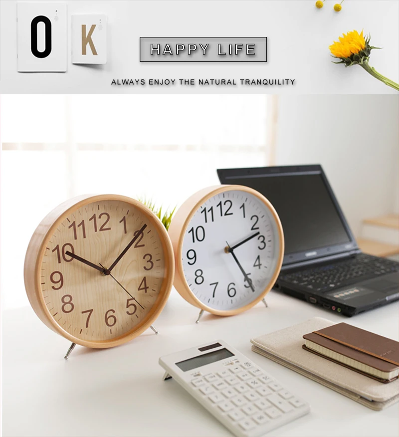 table decoration desk clock led reloj flip pared digital desk watch table clocks vintage mesa de sonido desk clock wood jumping hour (2)