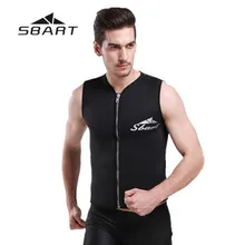 SBART 3 мм неопреновый Женский Мужской жилет для подводного плавания гидрокостюм плавательный костюм без рукавов кайт сёрфинга жилет для подводного плавания