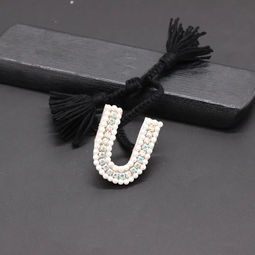 Стильный минималистичный белый жемчужный браслет с буквами модный темперамент ручной работы жемчужные частицы браслет с буквами 862