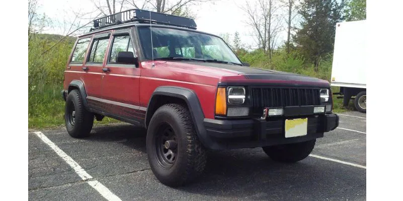 5X7 дюймов светодиодный фонарь светодиодный Замена для Jeep Cherokee XJ Trucks 7x6 светодиодный фары с DRL Янтарная Поворотная сигнальная фара