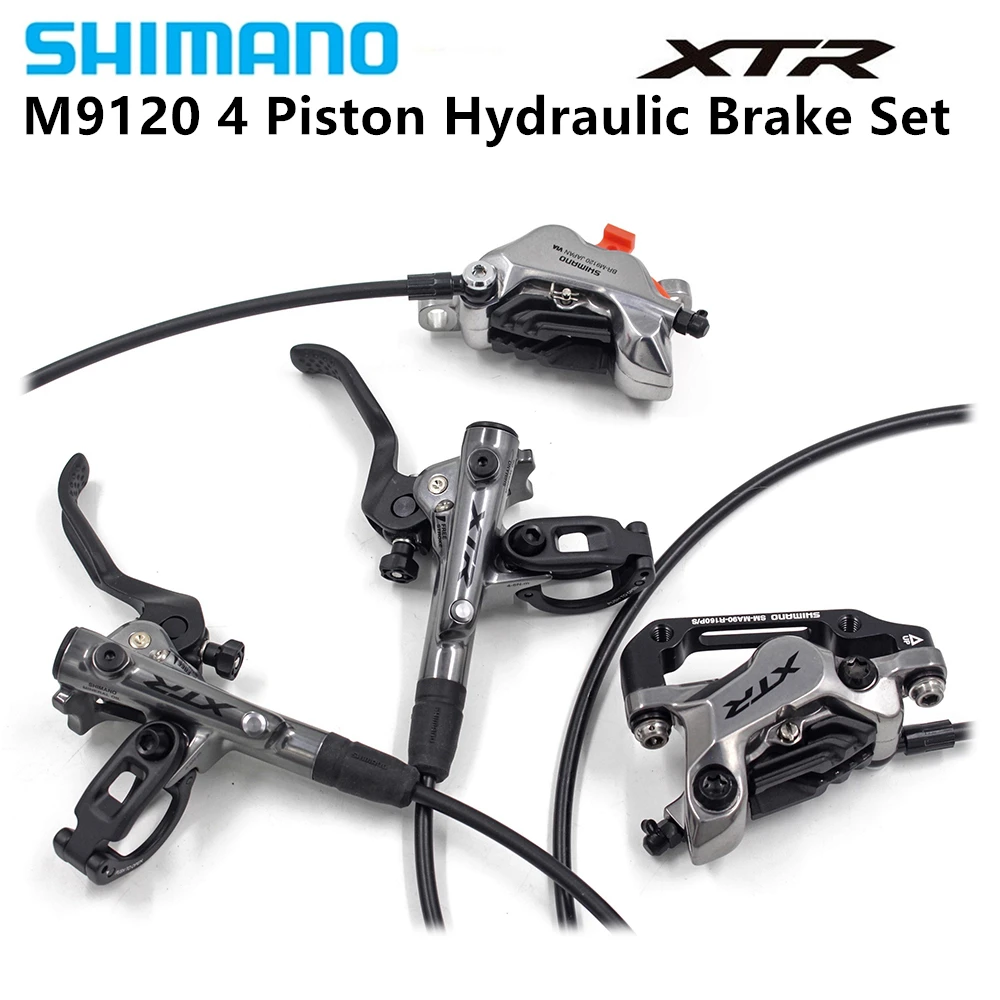 Shimano XTR M9100 BR-M9120+BL-M9120 4-piston XC Hydraulic Disc Brakeset