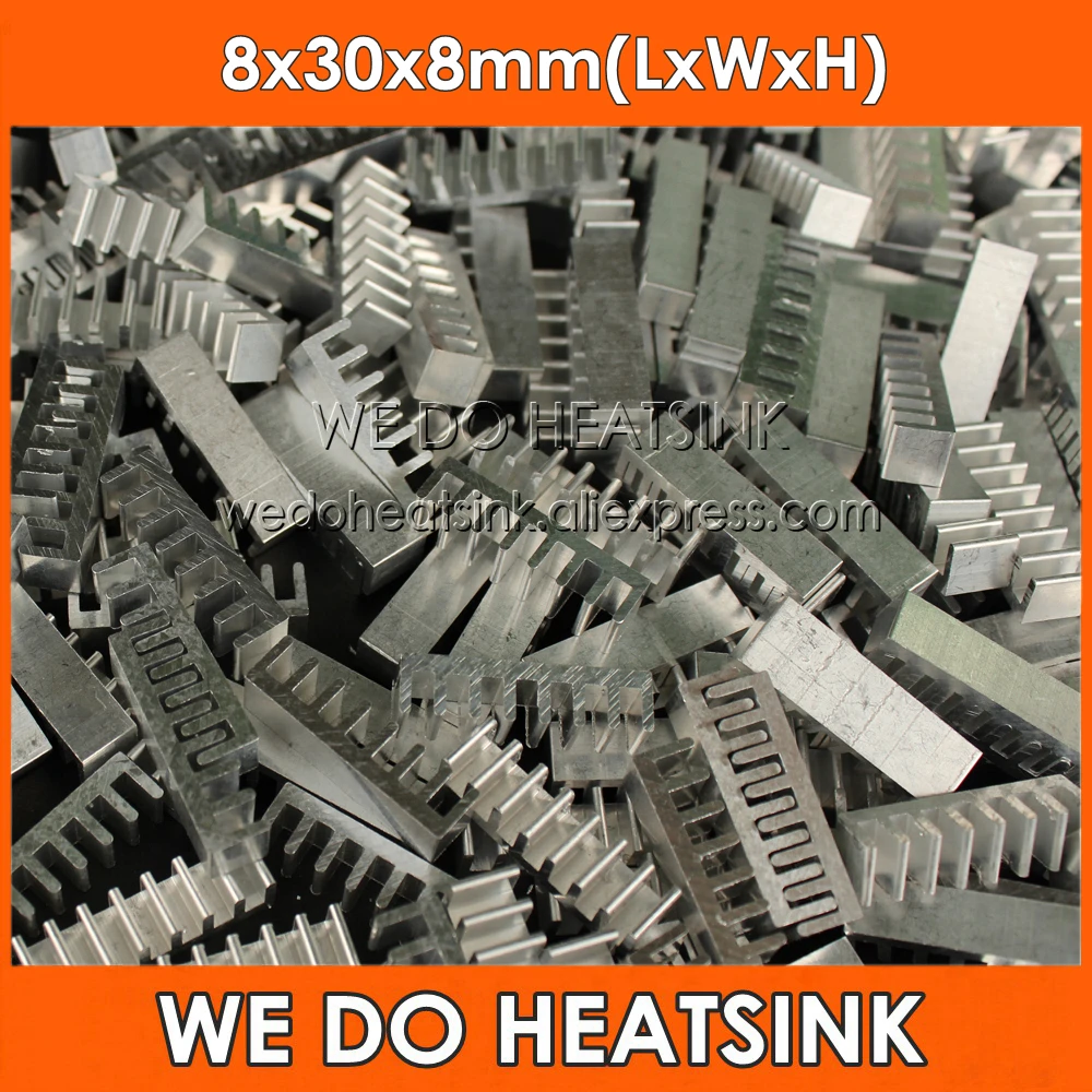 Us 3 39 15 Off 20pcs 8x30x8mm Diy Extrusion Epoxy Attach On Heatsink Aluminium For Dip In Fans Cooling From Computer Office On Aliexpress Com