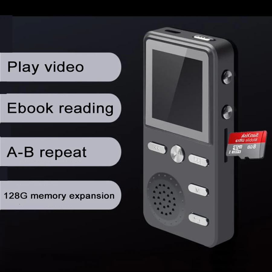 Hot Sale MP3 FM Radio Multifunction X6 Pro HIFI APT-X Digital MP3 Player Stereo Bass 4G 8GB Sport Music TF Card Clock HD Screen