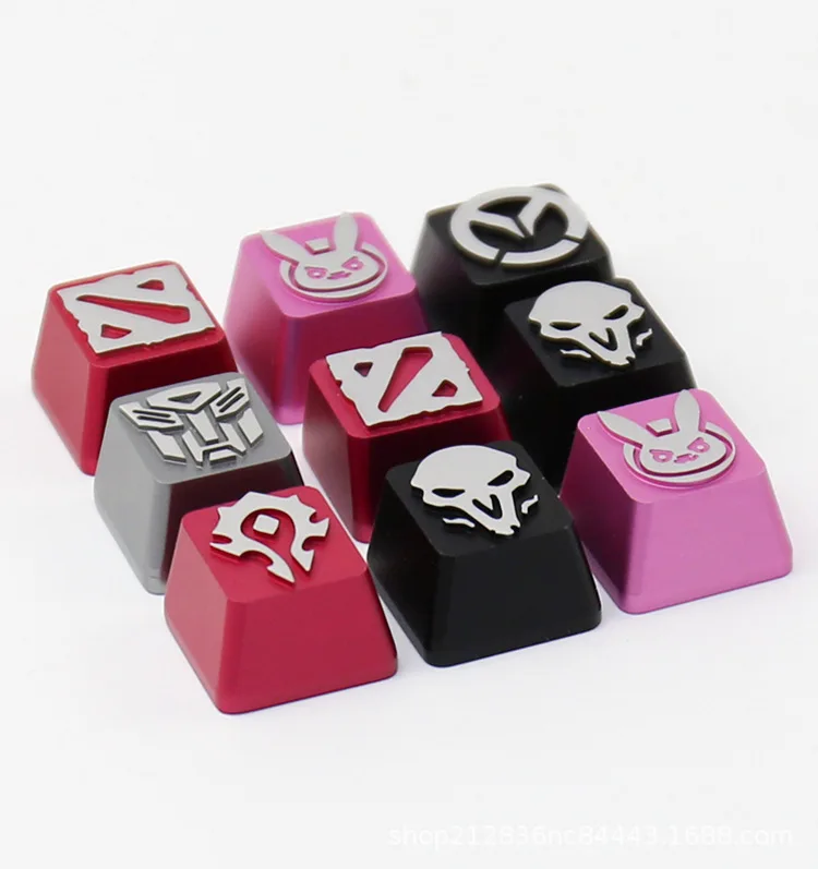 

NPKC 1pc Aluminum Keycaps OEM R4 Height Metal Keycaps Customized Keycaps for Cherry MX Switches of Mechanical Keyboard Free Ship