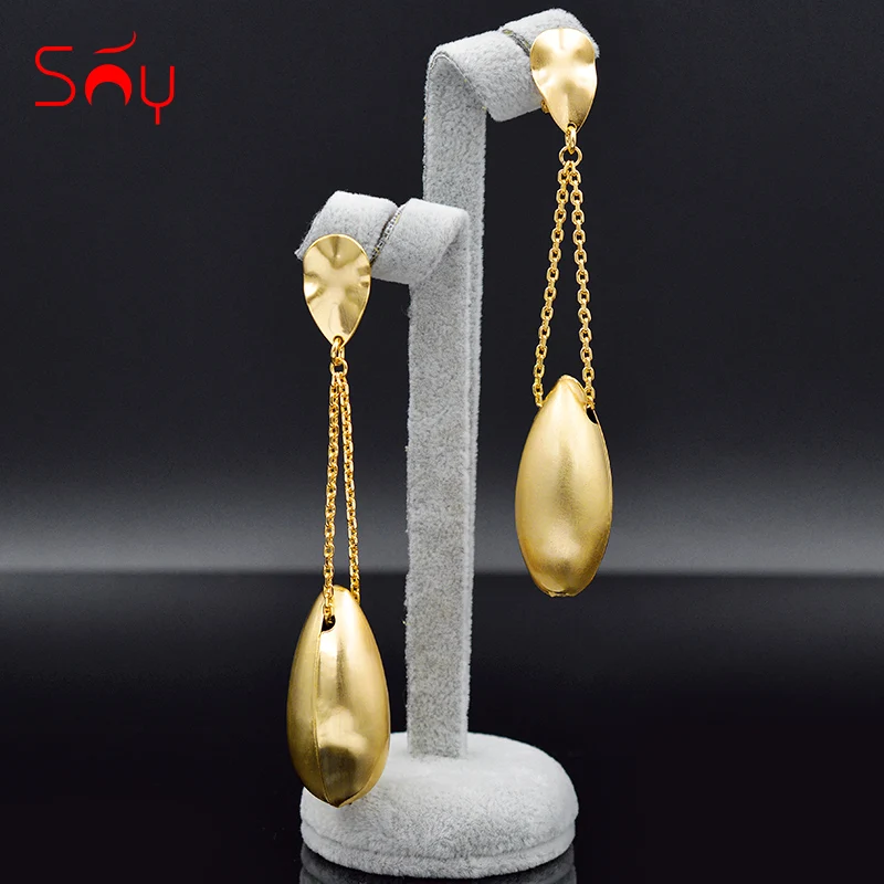 

Sunny Jewelry Classic Earrings For Women Long Drop Dangle Earrings Dubai Fashion Earrings For Party Water Drop Jewelry Findings