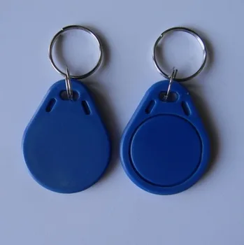 

100pcs/lot RFID keychain keyfobs 125KHz proximity ABS key tags for access control Writable and Readable key fobs T5557 IC chip