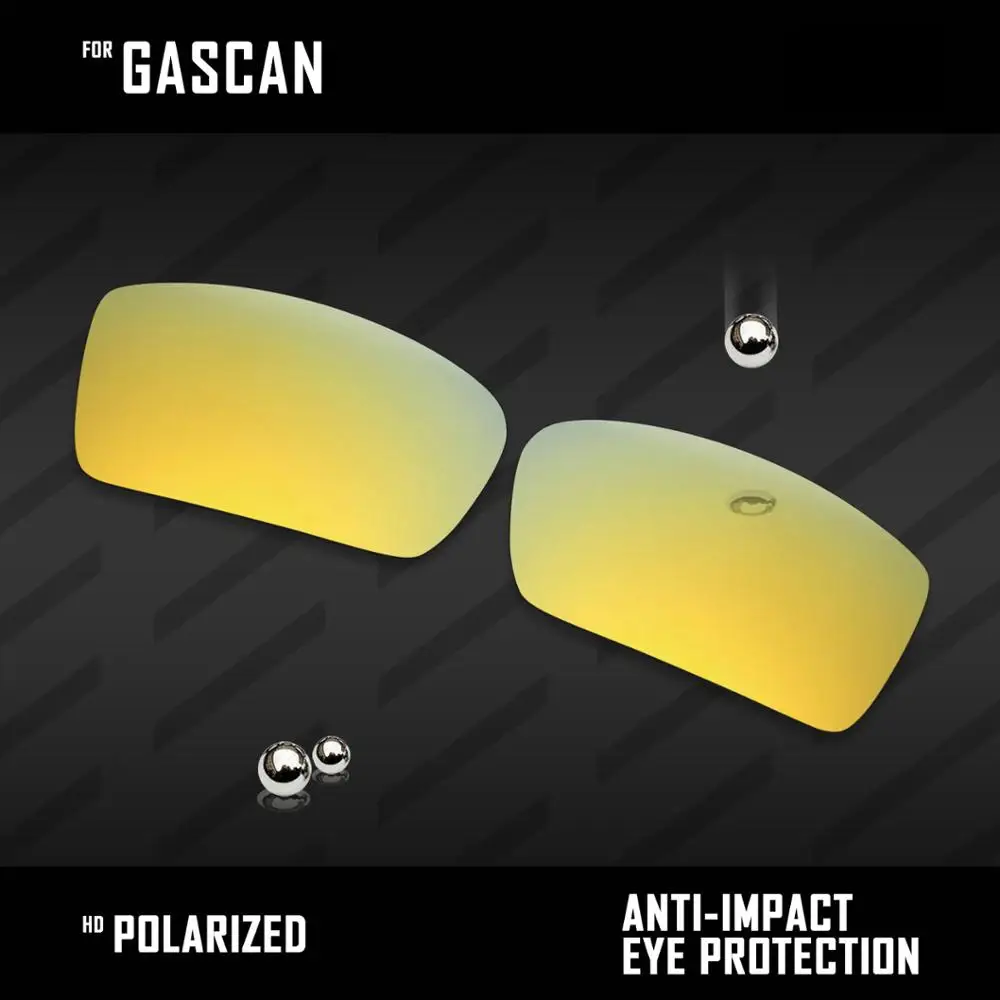 OOWLIT čoček replacements pro oakley gascan brýle proti slunci polarizační - multi barvivo