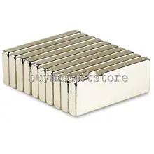 

2pcs Super Strong Cuboid Block Magnets 40 * 15 * 5 mm Rare Earth Neodymium N35 ndfeb Neodymium neodimio imanes