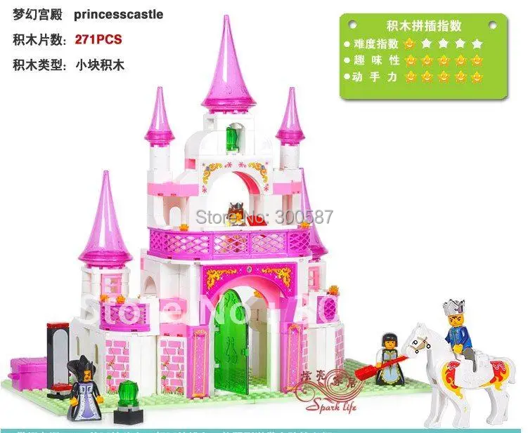 

Newest M38-B0153 3D Jigsaw Puzzle type Building Block Set Brick Toy children kid girl Christmas Gift