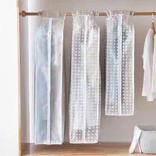 1 шт. прозрачный одежда Пылезащитный чехол Костюмы костюм одежда висит карман можно мыть для Джек пальто-35