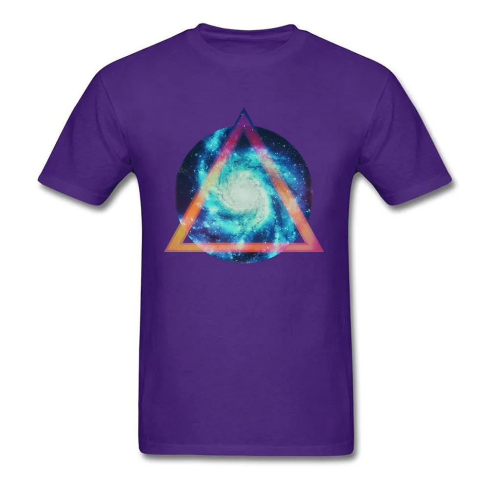 Space galaxy - triangle_purple