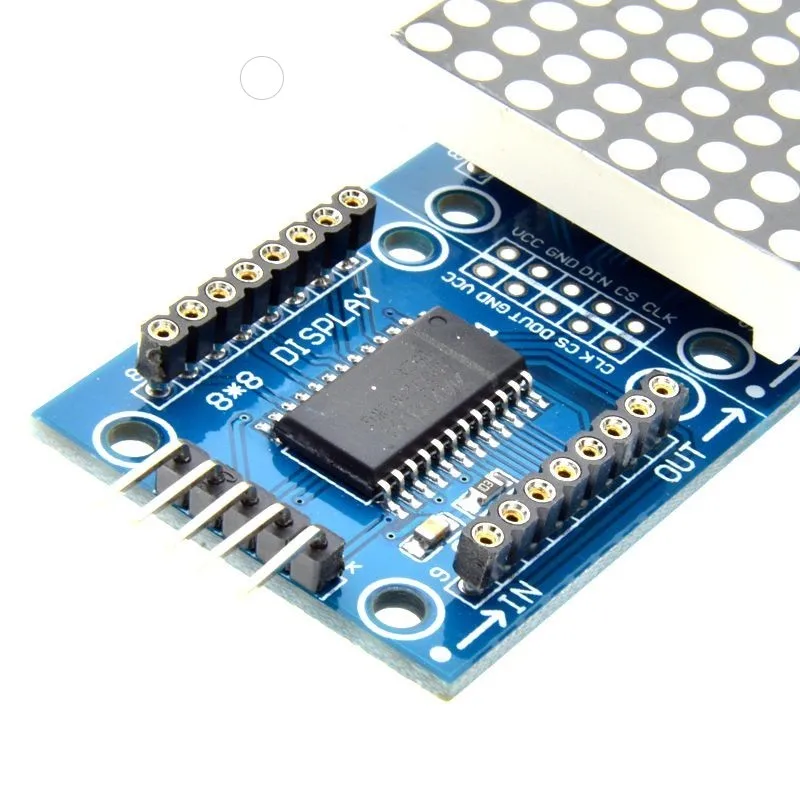 MAX7219 MICROCONTROLLER 4 IN 1 DISPLAY 5P LINE MODULE FOR ARDUINO DOT MATRIX SMA