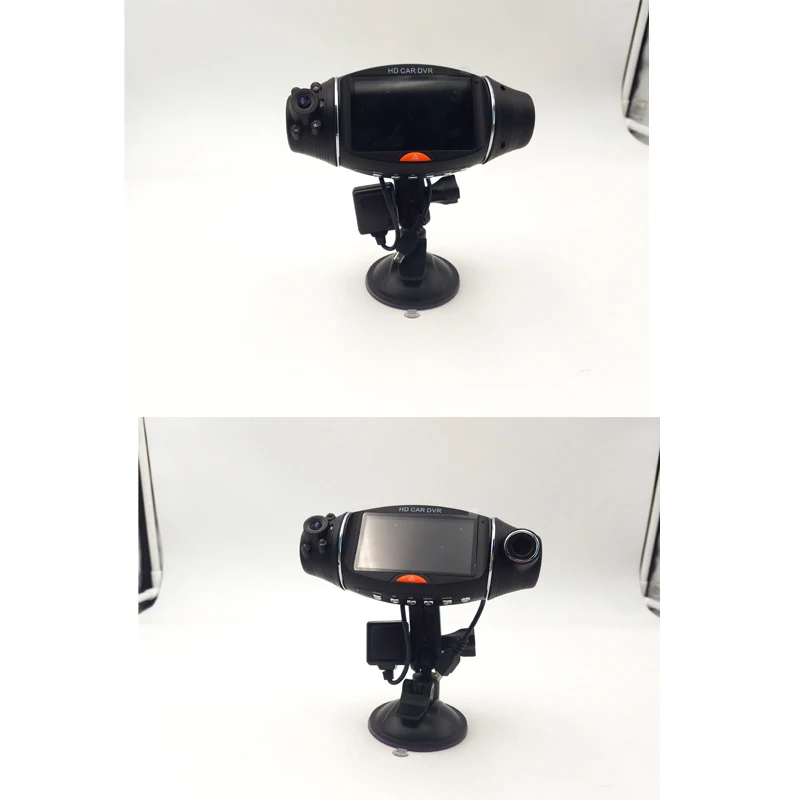 

SADALOS Dual camera Car dvr Front and rear camera 2.4 inch HD LCD support GPS Route tracking rotated camera for Universal car