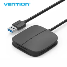 Vention All in 1 USB 3.0 Card Reader Multi Memory Card Reader USB for TF for SD for CF for MS Card Adapter Support 256G