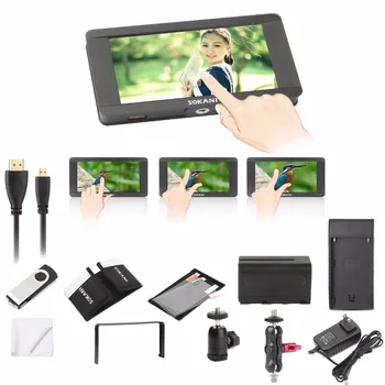 

Sokani SK-5 5 4K Signal Support & Touch Screen 1920 x 1080 HDMI On-Camera LCD Field Camera Video Monitor for Sony Zhiyun Crane