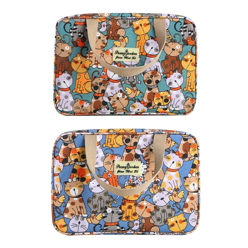 

Cartoon Travel Makeup Bag Waterproof Toiletry Case Wash Storage Hanging Pouch