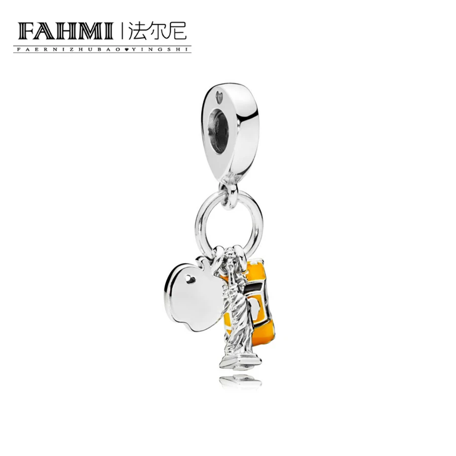 

FAHMI 100% 925 Sterling Silver 797198ENMX Highlights Hanging Charm Gentle And Generous Fashion Vintage Lady Pendant Jewelry
