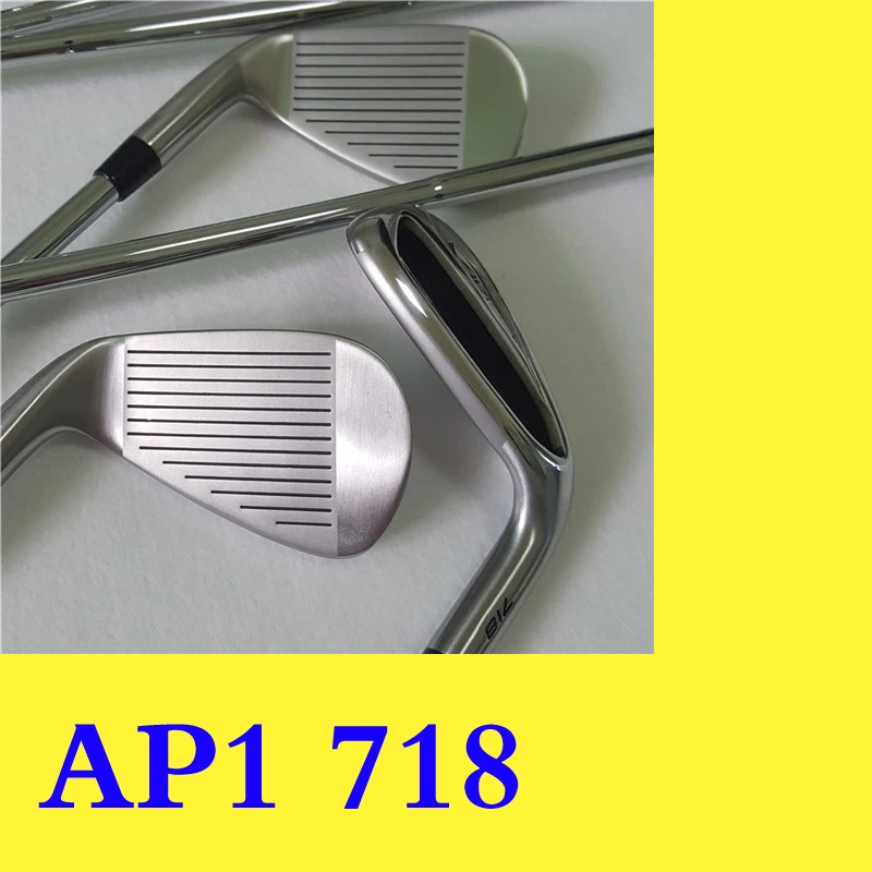 

AP1 718 Forged Golf Irons Set Golf Clubs 4-9.P.W 8pcs Black Steel Graphite shaft Driver Fairway woods Hybrid Wedge Rescue Putter
