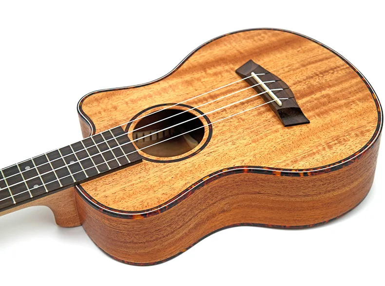 2" tenor Mahogany solid Cutaway гитара укулеле 4 струны ukelele Гавайи мини маленькая guita туристическая Акустическая гитара Uke концертная