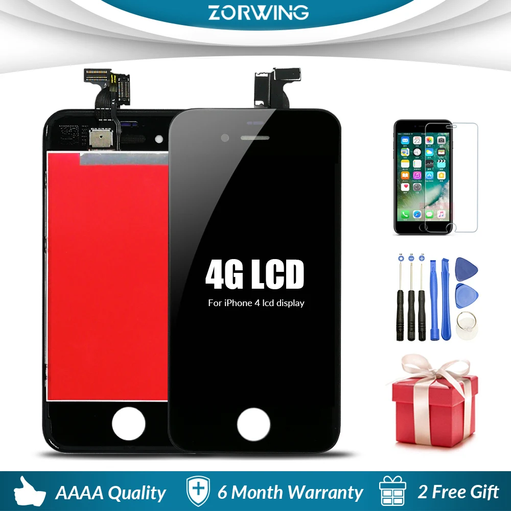 

High quality AAA LCD Screen For iPhone 4 LCD Display Touch Screen Replacement For iPhone4 LCD Digitizer Assembly Complete