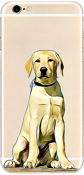 Пользовательские иллюстрации рисованная собака полые жесткий чехол для телефона чехол для iPhone 11 Pro Max 6 7 8plus 5 X XS XR XSMax для samsung s9 s8