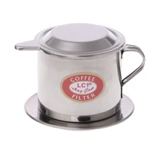 OOTDTY в Портативный Нержавеющая сталь кофейник с воронкой фильтр для кофеварки высокое качество фильтр для капельного кофе горшок фильтры