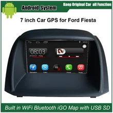 Upgraded Original Car Radio Player Suit to Ford Fiesta Car Video Player Built in WiFi GPS Navigation Bluetooth