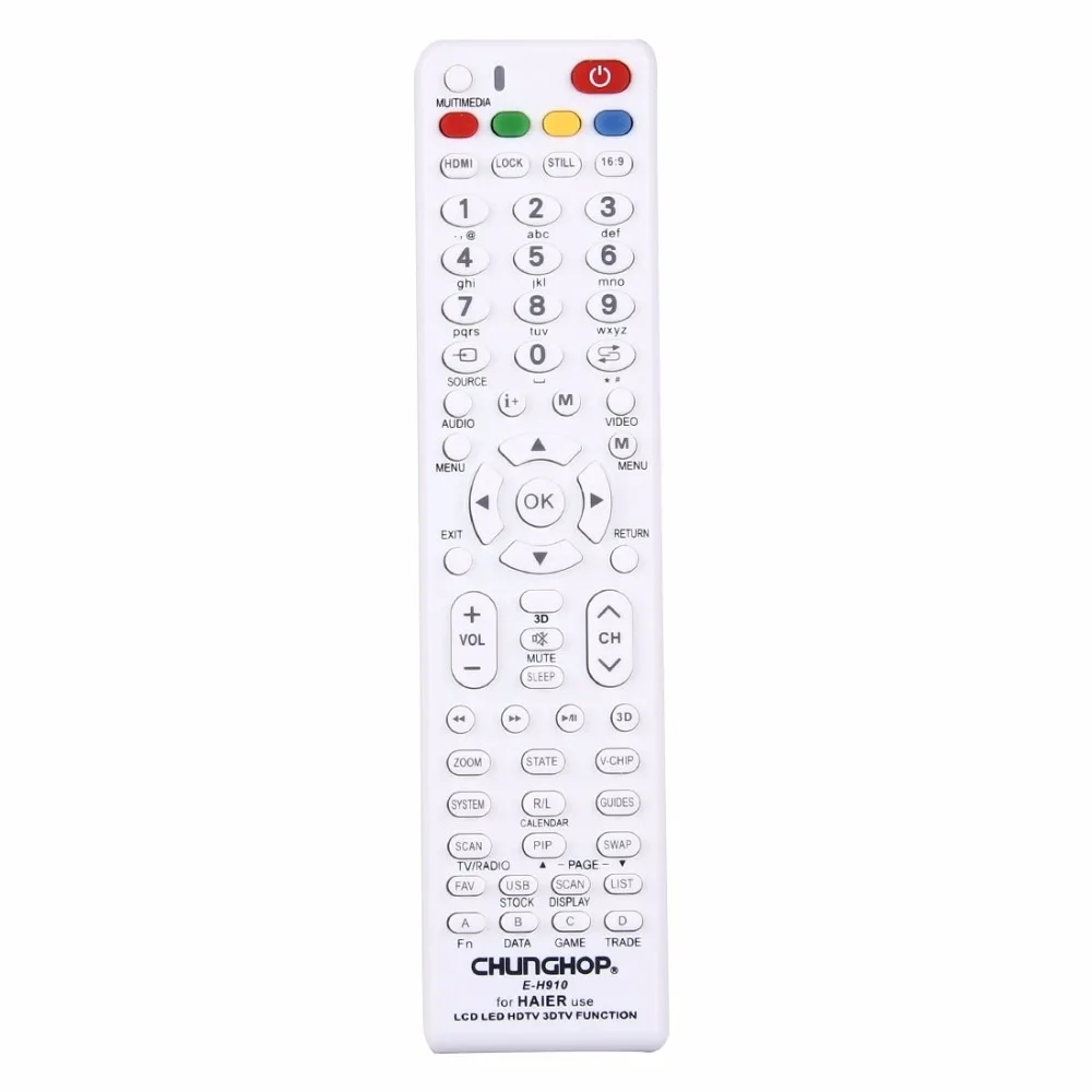 Универсальный пульт дистанционного управления CHUNGHOP для HAIER LED LCD HDTV 3DTV|Пульты ДУ| |