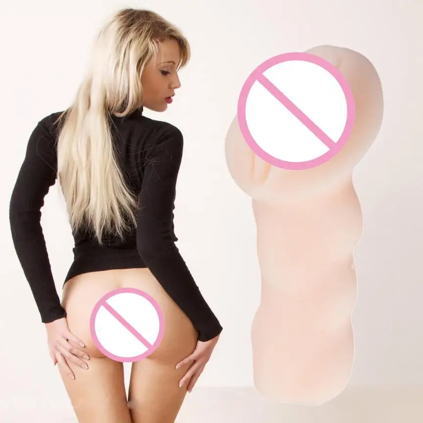 new Adult Sex toy 4D Male Masturbators Realistic Vagina font b Pussy b font Masturbation Sex