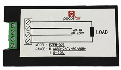 SUNYIMA 20A AC Многофункциональный цифровой светодиодный Мощность Панель измеритель Мощность энергии "сделай сам"