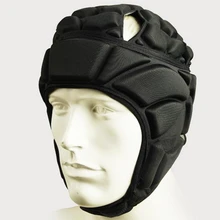 2017 New Men’s Pressional Football Soccer Goalkeeper Helmet Sports Rugby Scrum Cap Headguard Goalie Roller Hat Head Protector