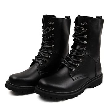 

Motorcycle Riding Boots PU Leather Motorcycle Boots Motobike Racing Boots Non Slip Off Road Moto Racing Shoes Motocross Boots