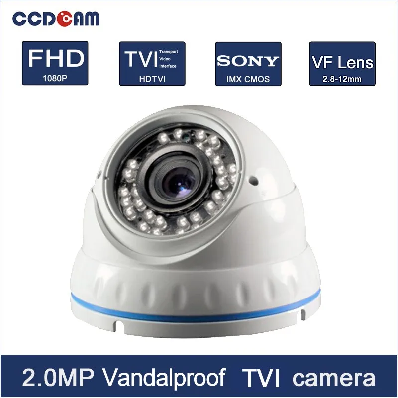 CCDCAM vandalproof varifocal lens1080P CCTV HDCVI security camera for security system цена CCDCAM vandalproof varifocal lens1080P CCTV HDCVI security camera for security system цены онлайн