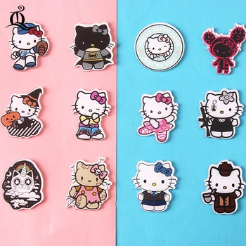 

1PCS Mix mix cat Cartoon Icons on The Pin Kawaii Icon Badge Bacges on Backpack Badges for Clothing Acrylic Badges Z82