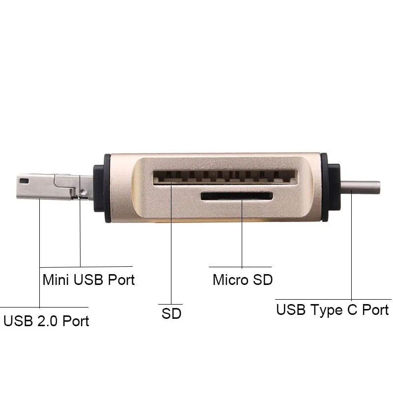 Купить алюминий сплава 3 в 1 микро SD OTG картридер тип с микро-USB ...