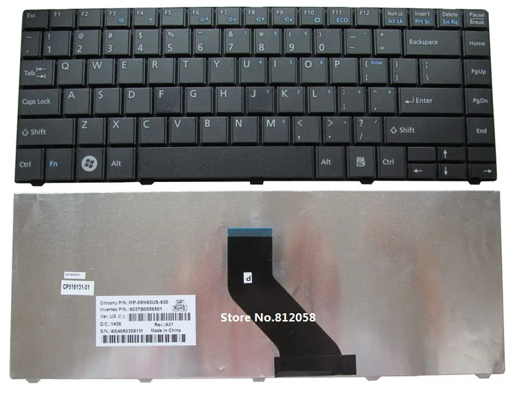 SSEA NEW laptop US Keyboard For Fujitsu Lifebook LH531