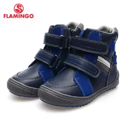 Фламинго, Коллекция 100% года, русский известный бренд, Новое поступление 2015 года, осенние и зимние детские модные ботинки высокого качества