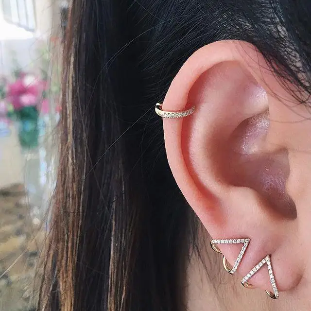 

Anti allergy silver earring heart shape unique new fashion women girl gift charming lovely heart stud jewelry