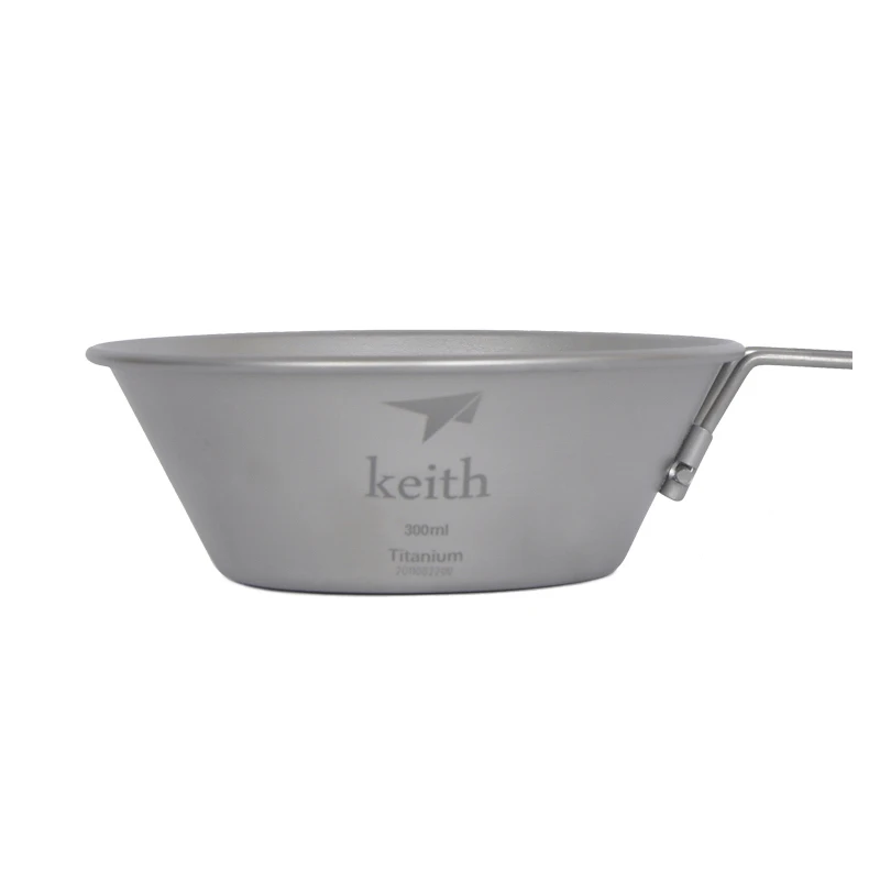 Keith Titanium tazón camping tazón 300 ml 47g Ti5320