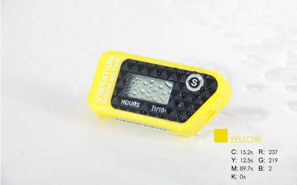 Medidor de Hora de Vibração Lcd sem Fio para Trator de Empilhadeira Atacado Resettable Marinha Fazenda Gerador Atv Utv Motocross Rl-hm016b 16 lcd sem fio para trator de empilhadeira